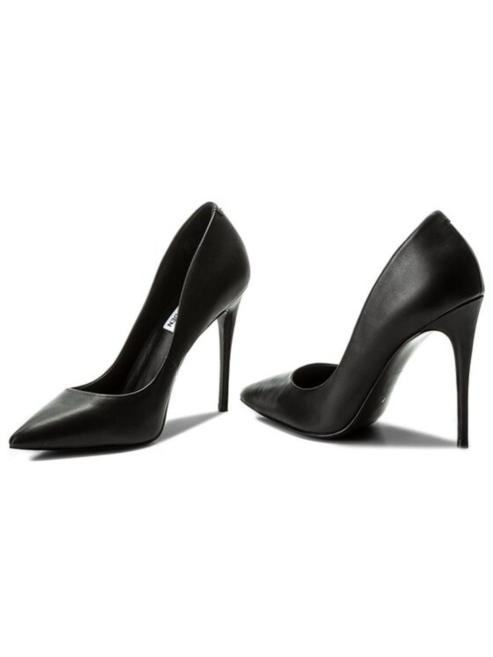 Steve Madden Daisie smooth black leather stiletto pump size 6